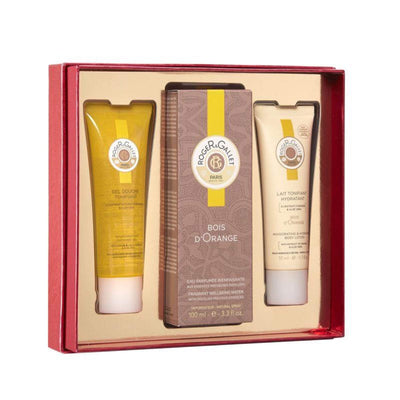 Roger & Gallet Bois D'Orange 100ml Fragrant Well-Being Water Spray And 50ml Shower Gel And 50ml Body Lotion