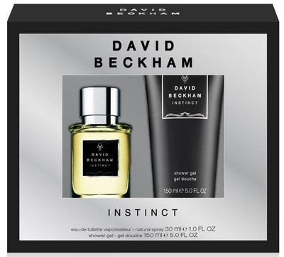 David Beckham Instinct 30ml EDT Spray + 150ml Shower Gel For Men