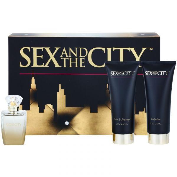 Set - Sex & The City 100ml EDP Spray + 200ml Body Lotion + 200ml Shower Gel