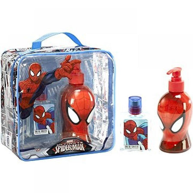 Spiderman 50ml Edt Spray And 250ml Shower Gel And Toiletry Bag