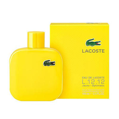 Lacoste L.12.12 Jaune 100ml EDT Spray (Optimistic) For Men
