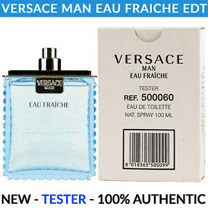 Tester - Versace Eau Fraiche 100ml EDT Spray For Men