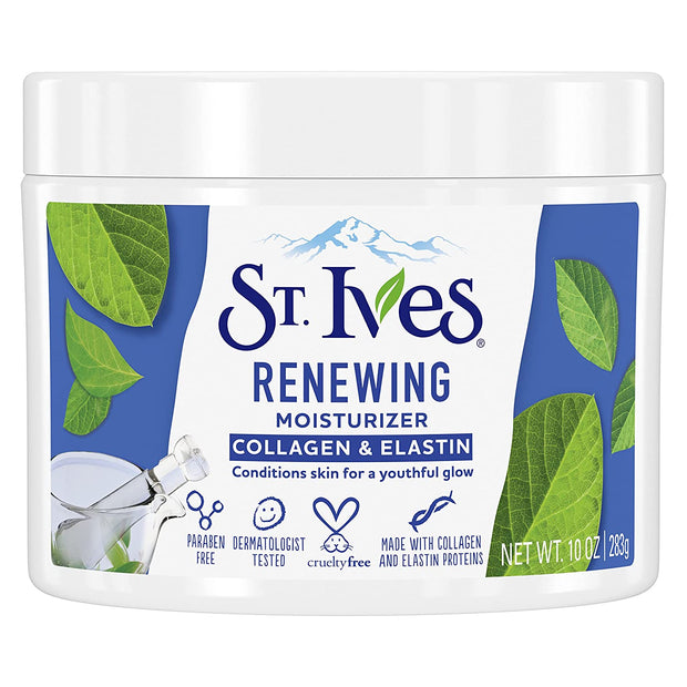St.Ives Renewing Collagen And Elastin Moisturizer Conditions Skin 283G
