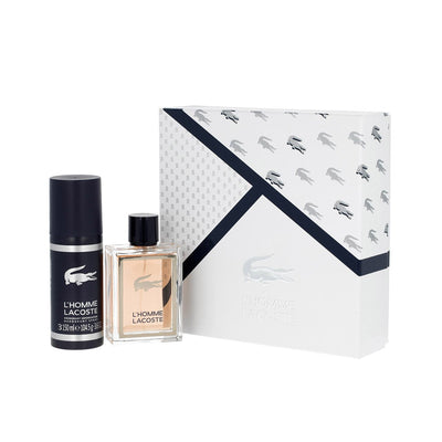 Set L'Homme Lacoste 100ml EDT Spray For Men | Brands Warehouse